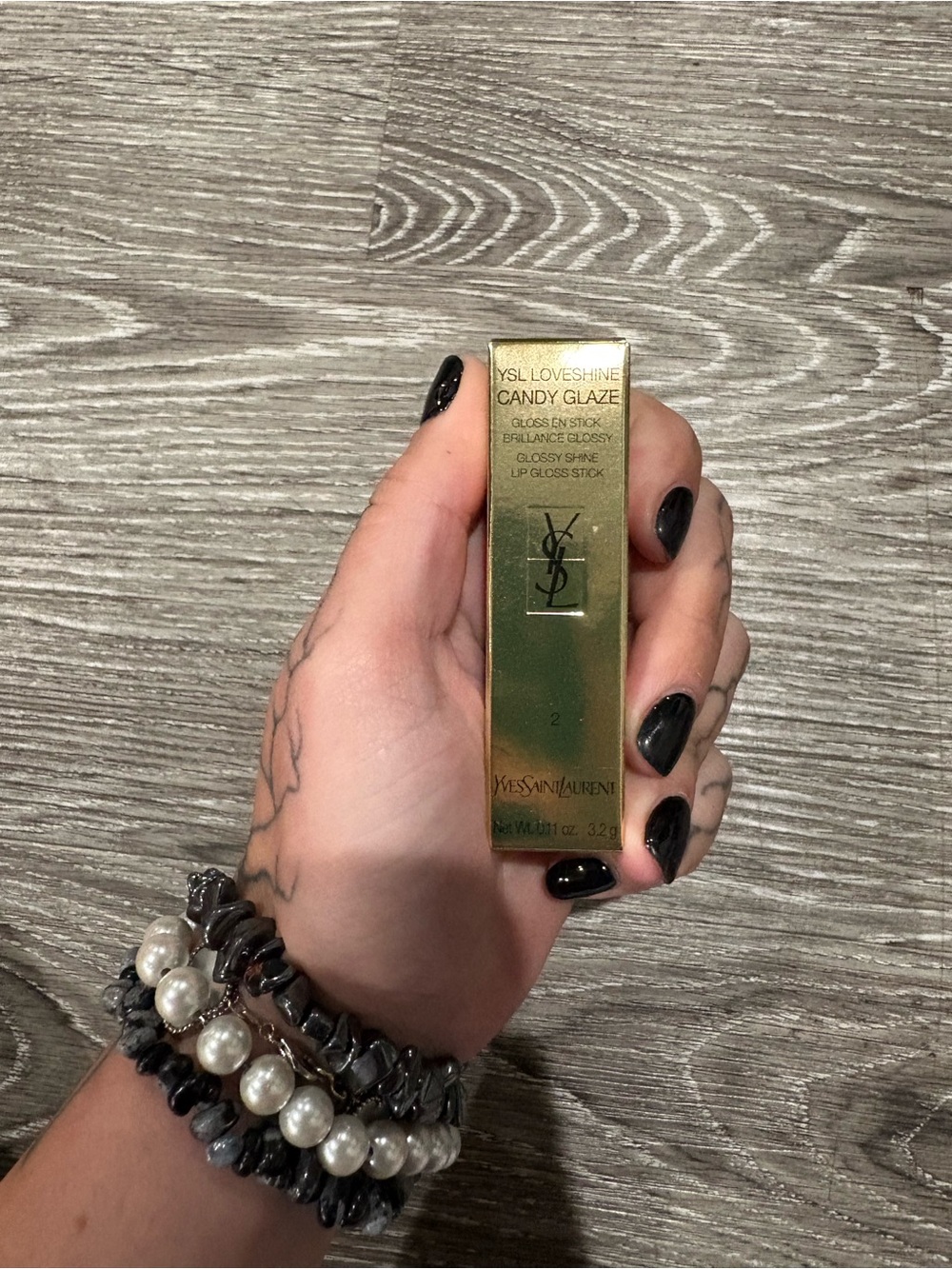 Yves Saint Laurent Candy Glaze Gloss Stick - Gold Packaging
